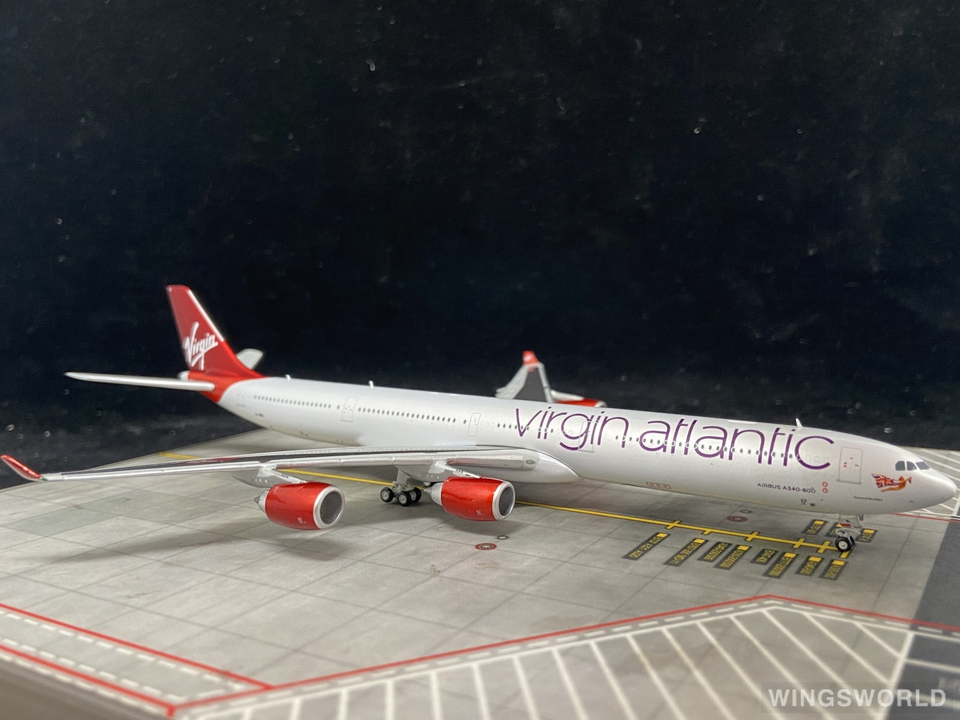 Geminijets 1:400 GJVIR1634 Virgin Atlantic Airways 维珍航空 Airbus A340-600 G-VEIL