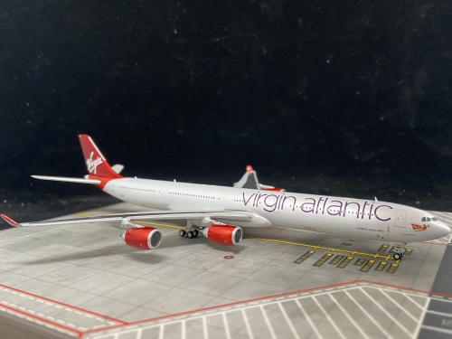 Virgin Atlantic Airways 维珍航空 Airbus A340-600 G-VEIL 