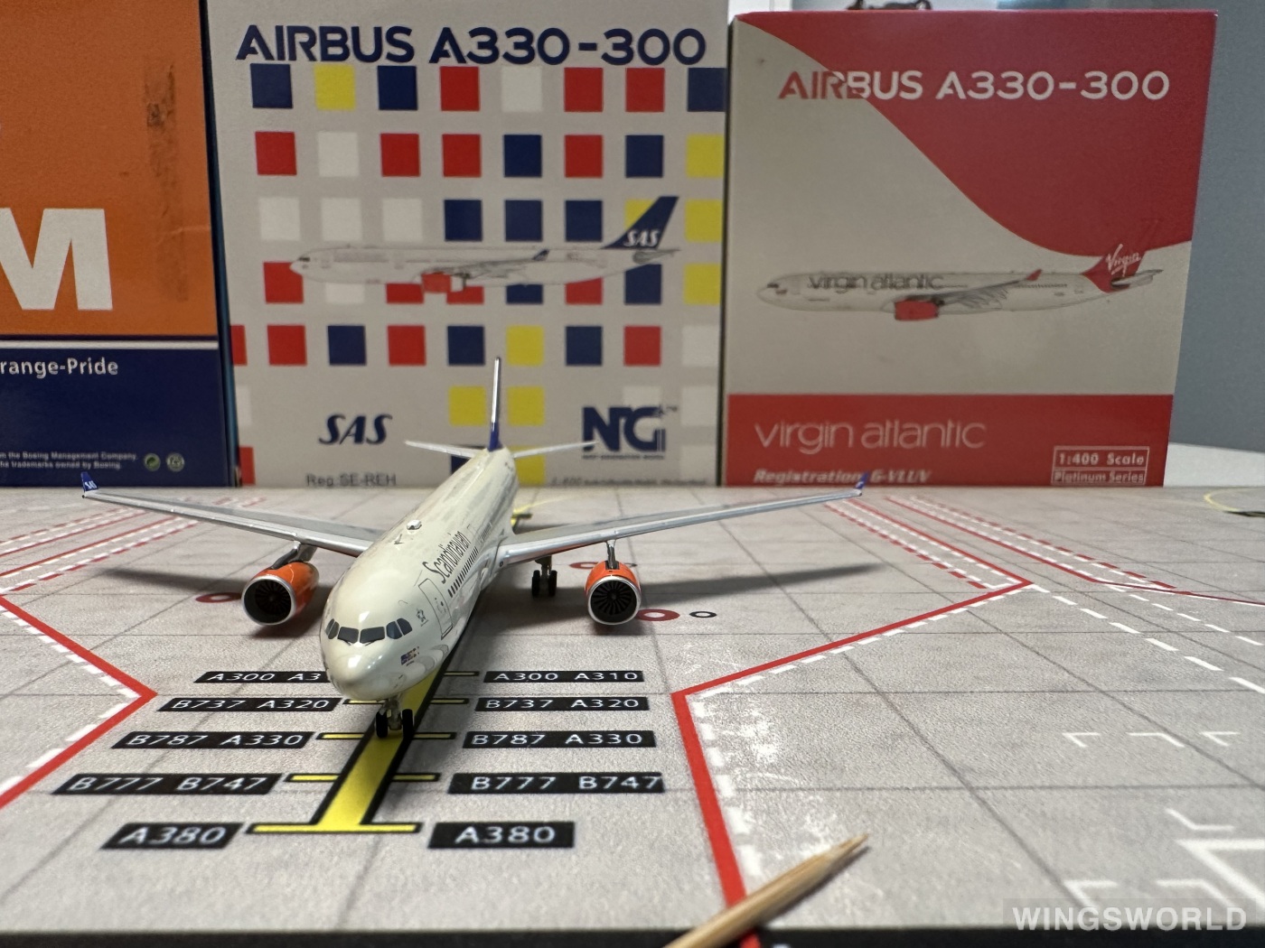 NGmodels 1:400 NG62008 SAS 北欧航空 Airbus A330-300 SE-REH