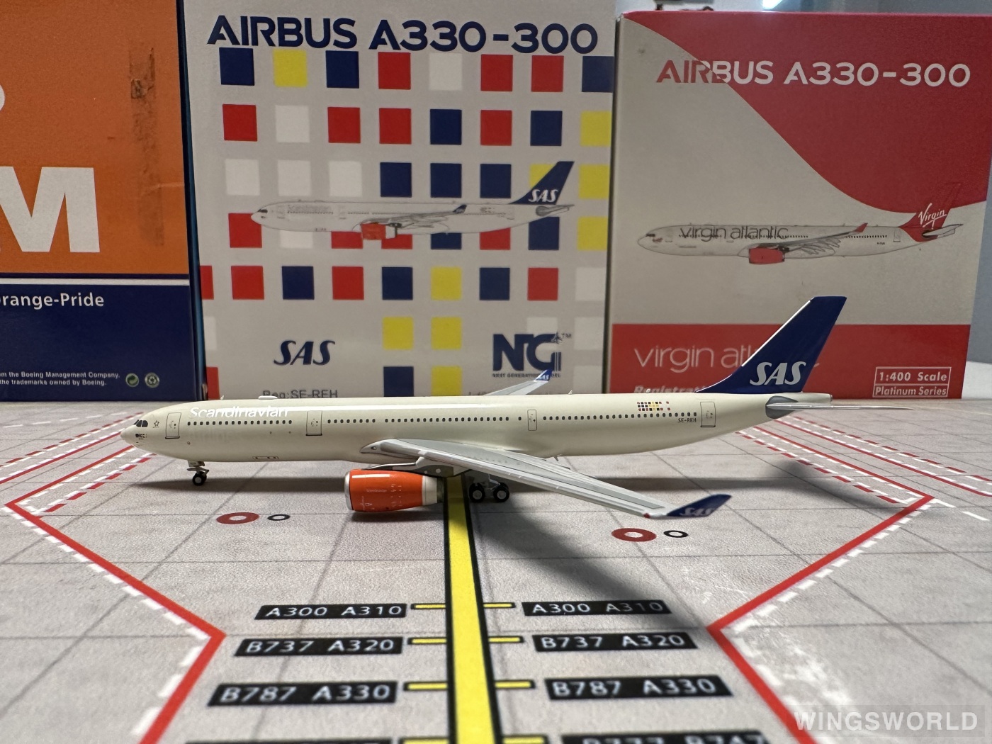 NGmodels 1:400 NG62008 SAS 北欧航空 Airbus A330-300 SE-REH