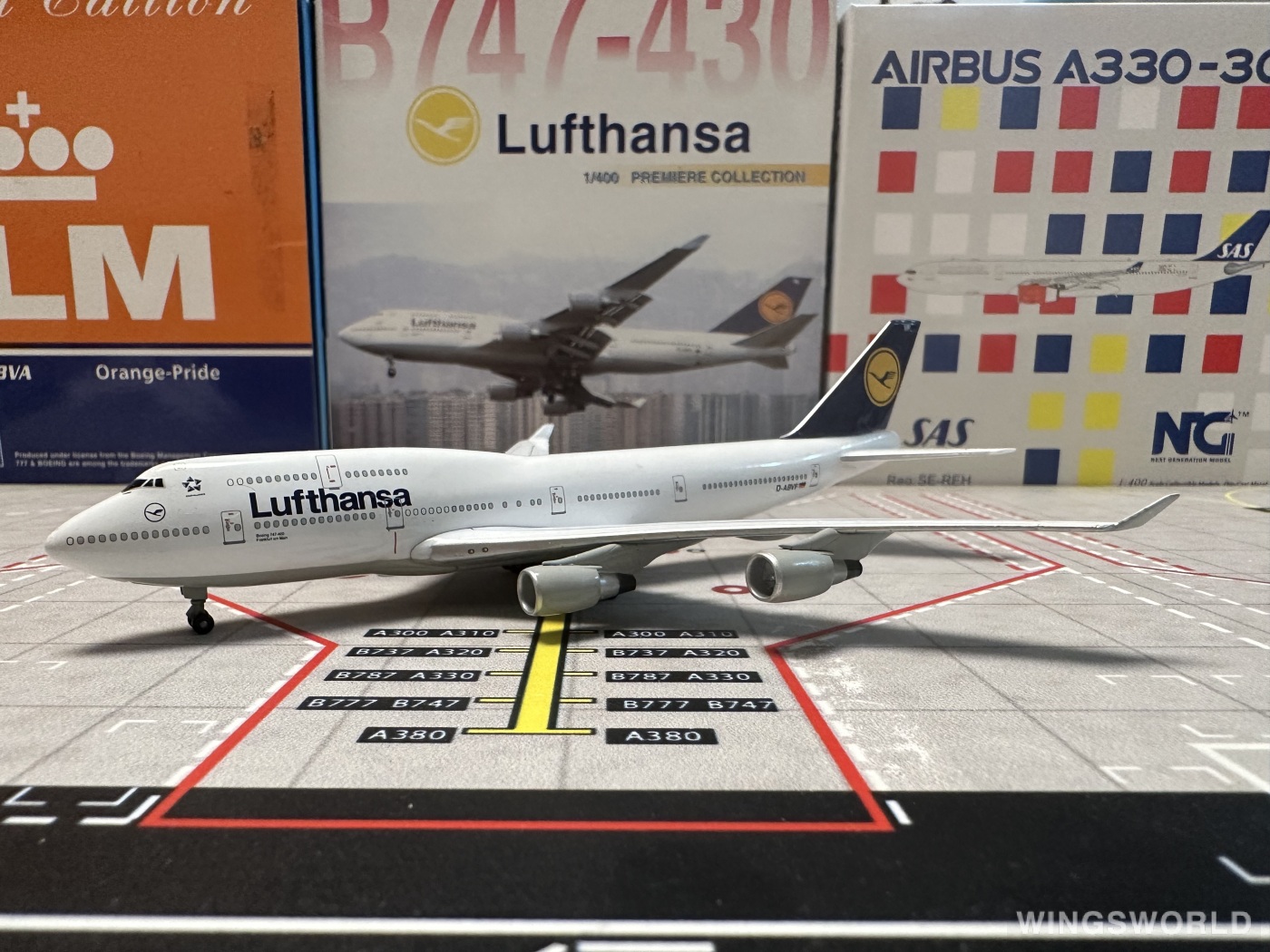 Dragon Models 1:400 55156 Lufthansa 汉莎航空 Boeing 747-400 D-ABVF