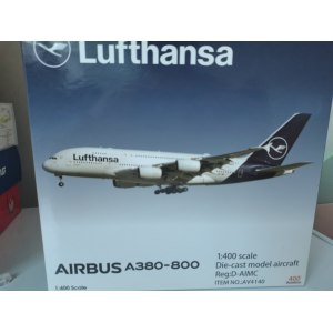 Lufthansa 汉莎航空 Airbus A380-800 D-AIMC  AV4140 Aviation400 1:400