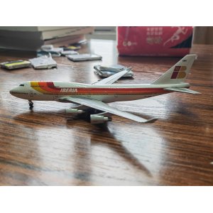 Iberia 西班牙国家航空 Boeing 747-400 TF-AMA  MGTFAMA Magic 1:400