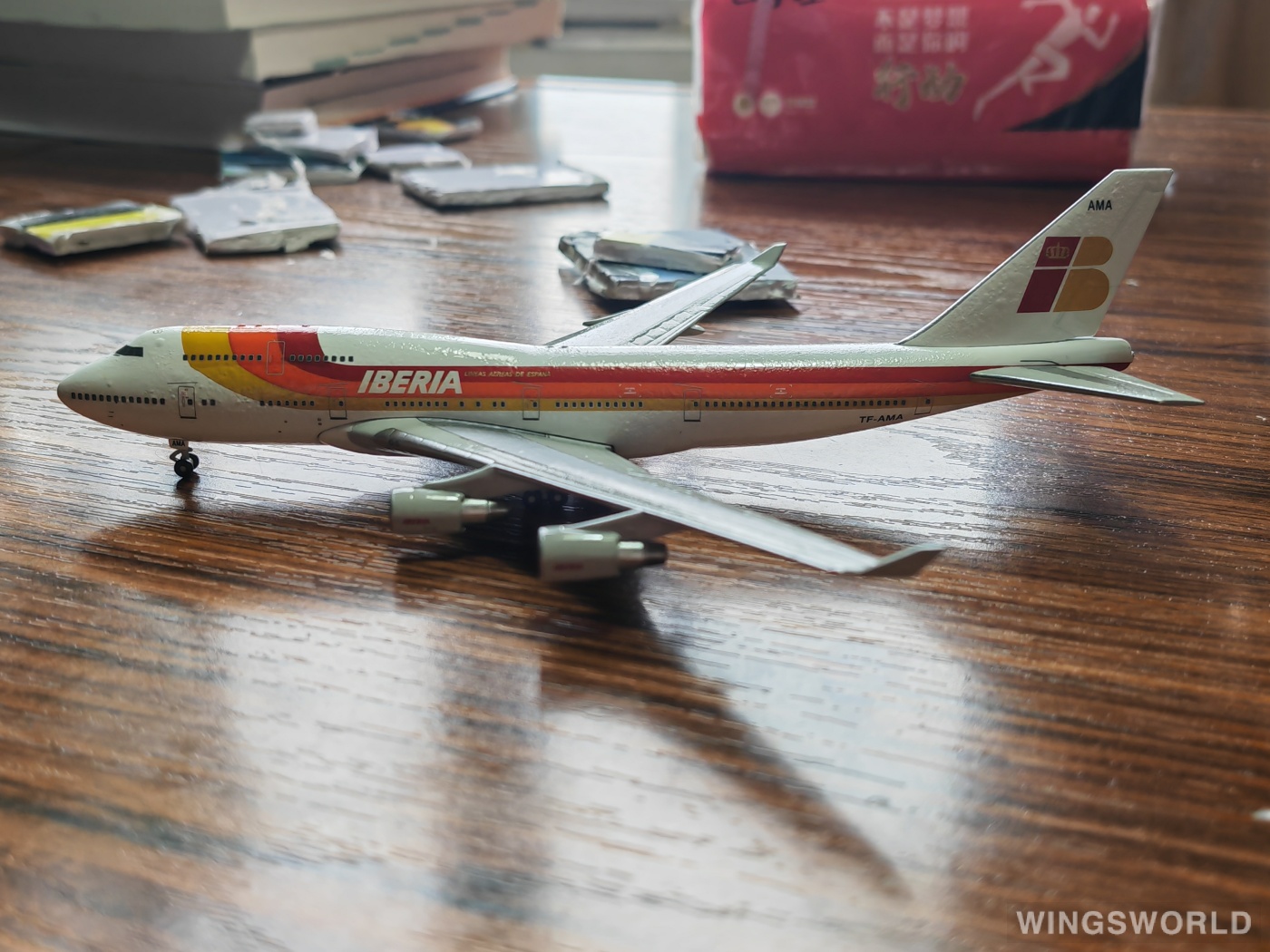Magic 1:400 MGTFAMA Iberia 西班牙国家航空 Boeing 747-400 TF-AMA