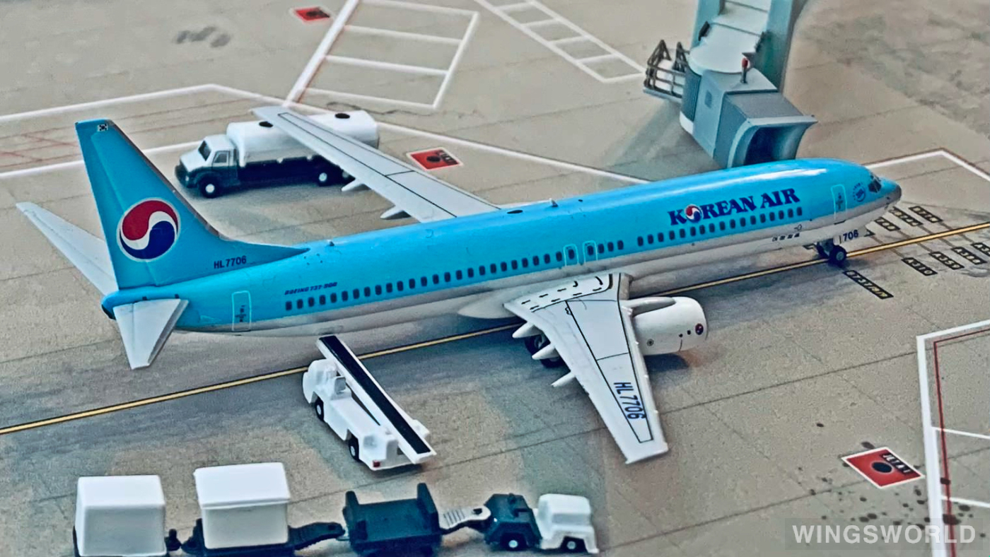NGmodels 1:400 NG79017 Korean Air 大韩航空 Boeing 737-900 HL7706