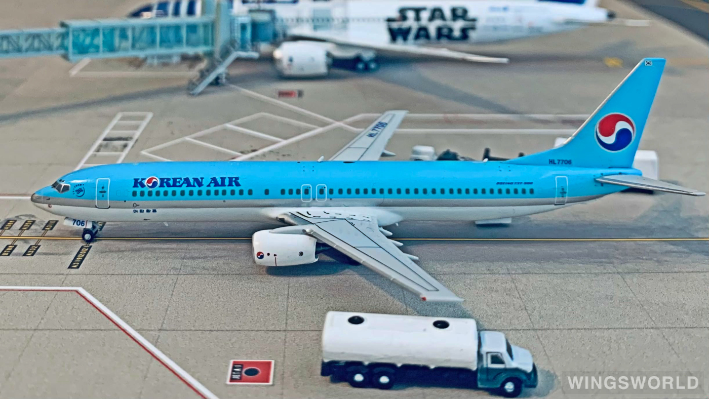 NGmodels 1:400 NG79017 Korean Air 大韩航空 Boeing 737-900 HL7706