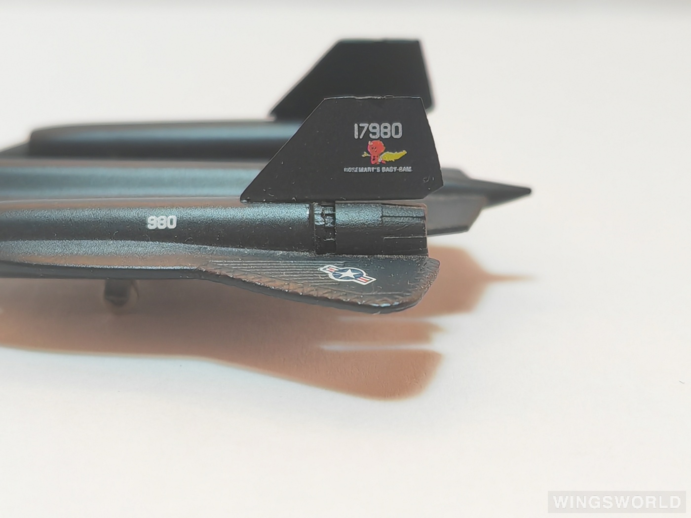 Dragon Models 1:400 56222 USAF 美国空军 Lockheed SR-71 Blackbird 61-7980