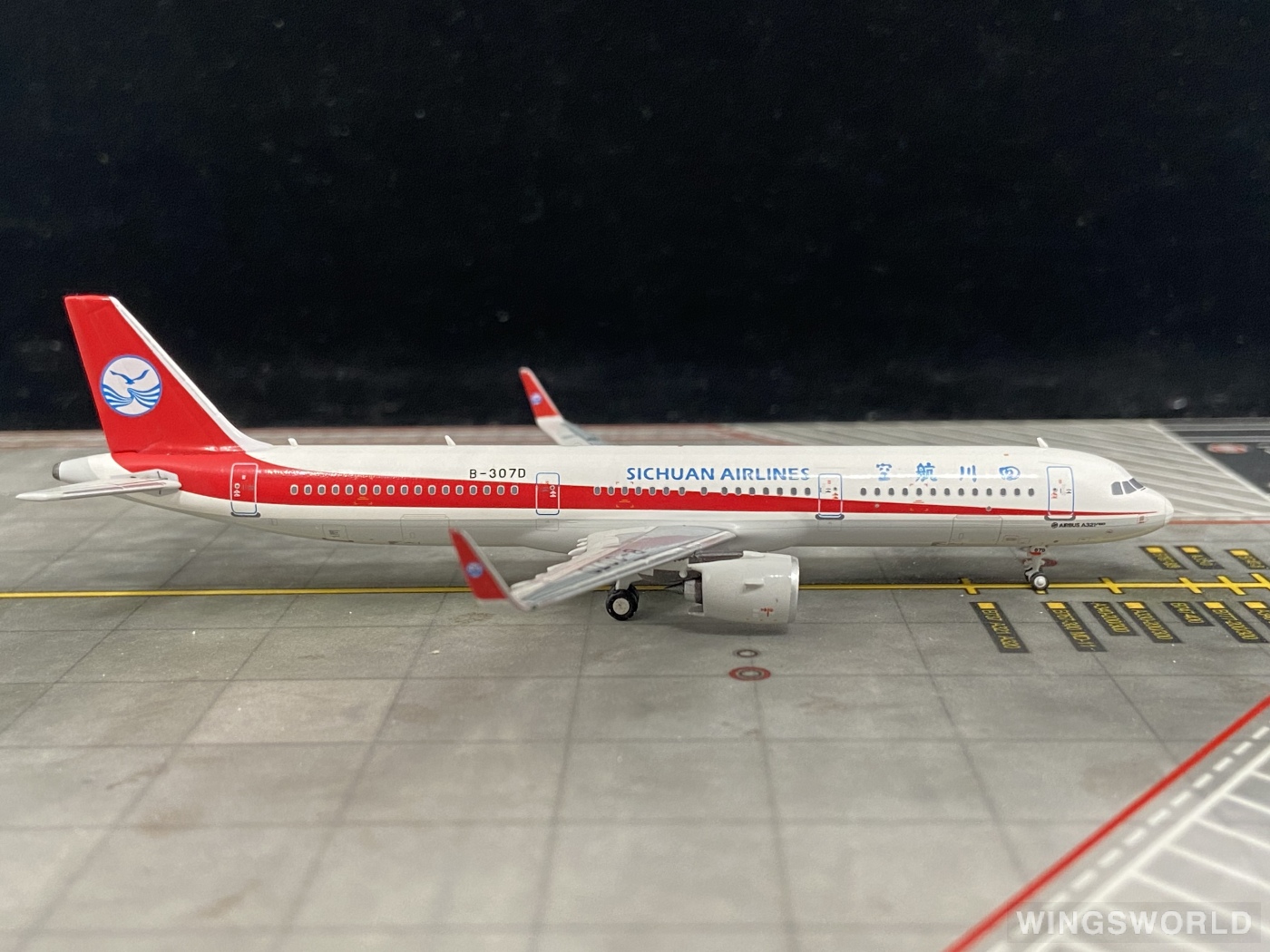 NGmodels 1:400 NG13006 Sichuan Airlines 四川航空 Airbus A321neo B-307D