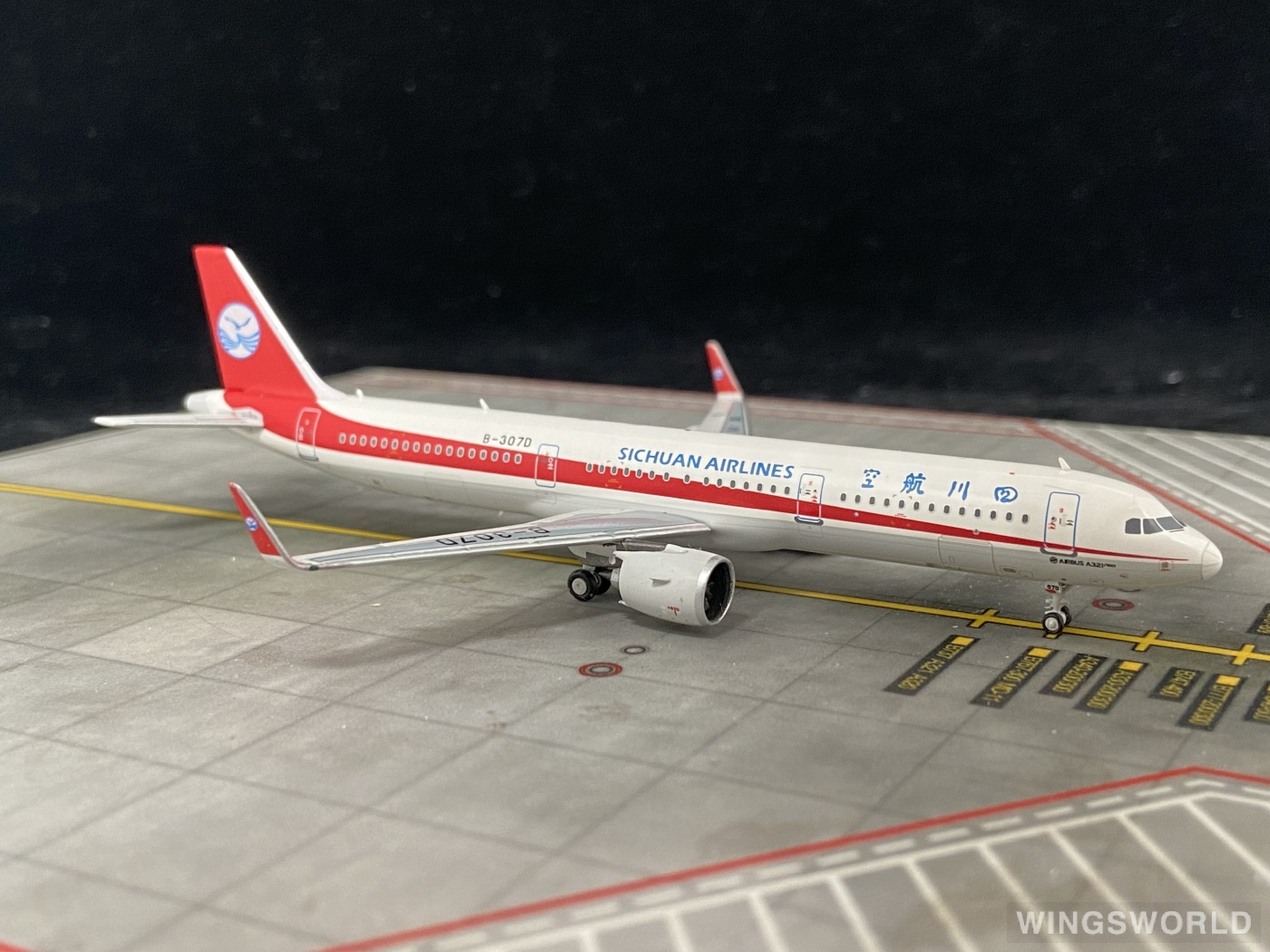 NGmodels 1:400 NG13006 Sichuan Airlines 四川航空 Airbus A321neo B-307D