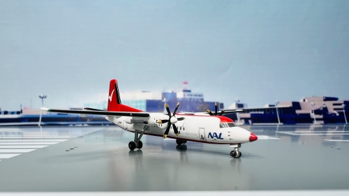 ❶　1/400　中日本エアラインサービス　FOKKER 50 JA01NV ➀ 1/400 中日本エアラインサービス FOKKER 50 JA01NV - メルカリ