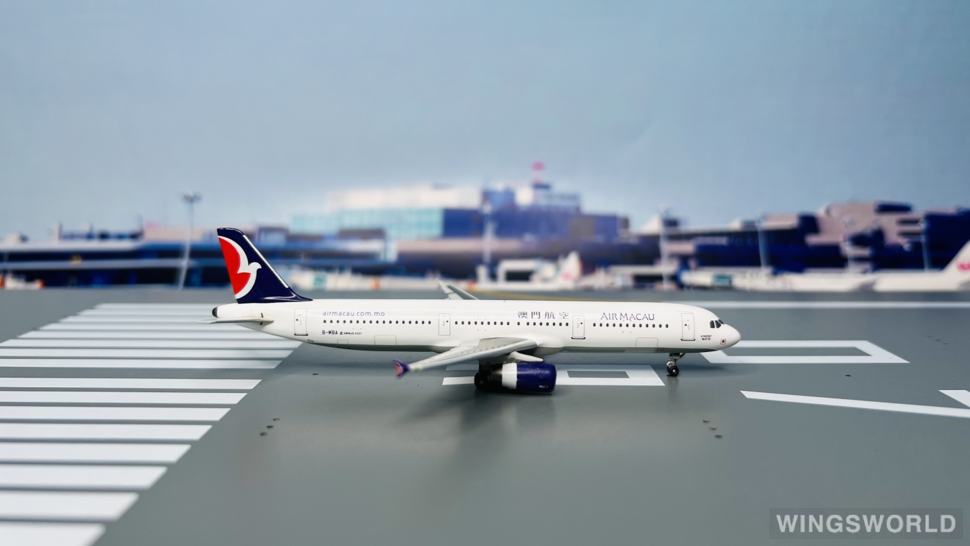 Apollo 1:400 A13090 Air Macau 澳门航空 Airbus A321 B-MBA
