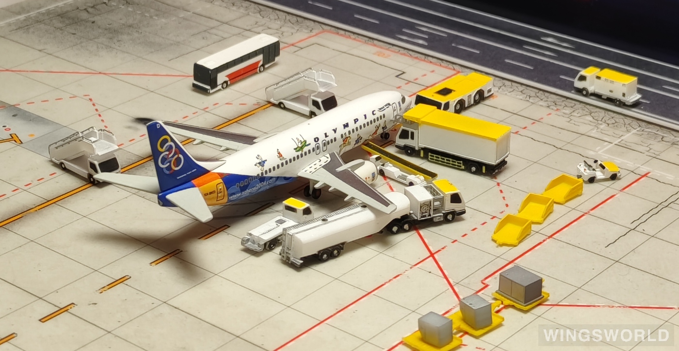 Herpa 1:400 561044 Olympic Air 奥林匹克航空 Boeing 737-400 SX-BKD