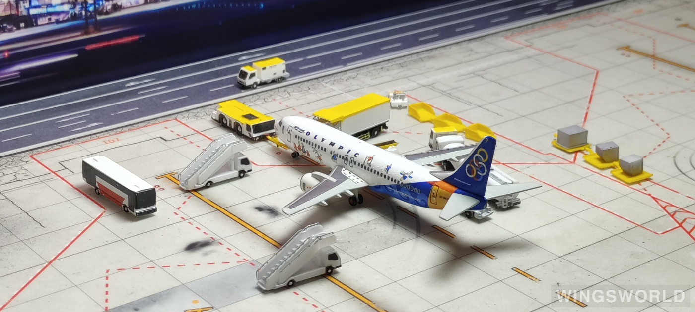 Herpa 1:400 561044 Olympic Air 奥林匹克航空 Boeing 737-400 SX-BKD