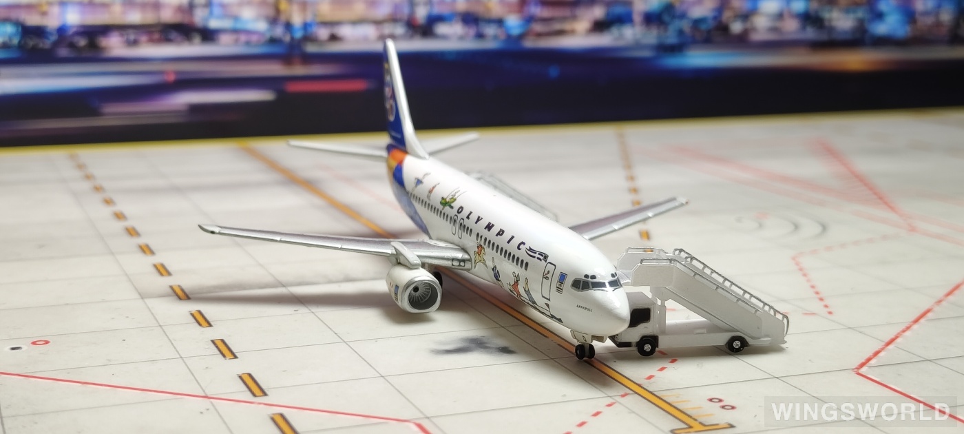Herpa 1:400 561044 Olympic Air 奥林匹克航空 Boeing 737-400 SX-BKD