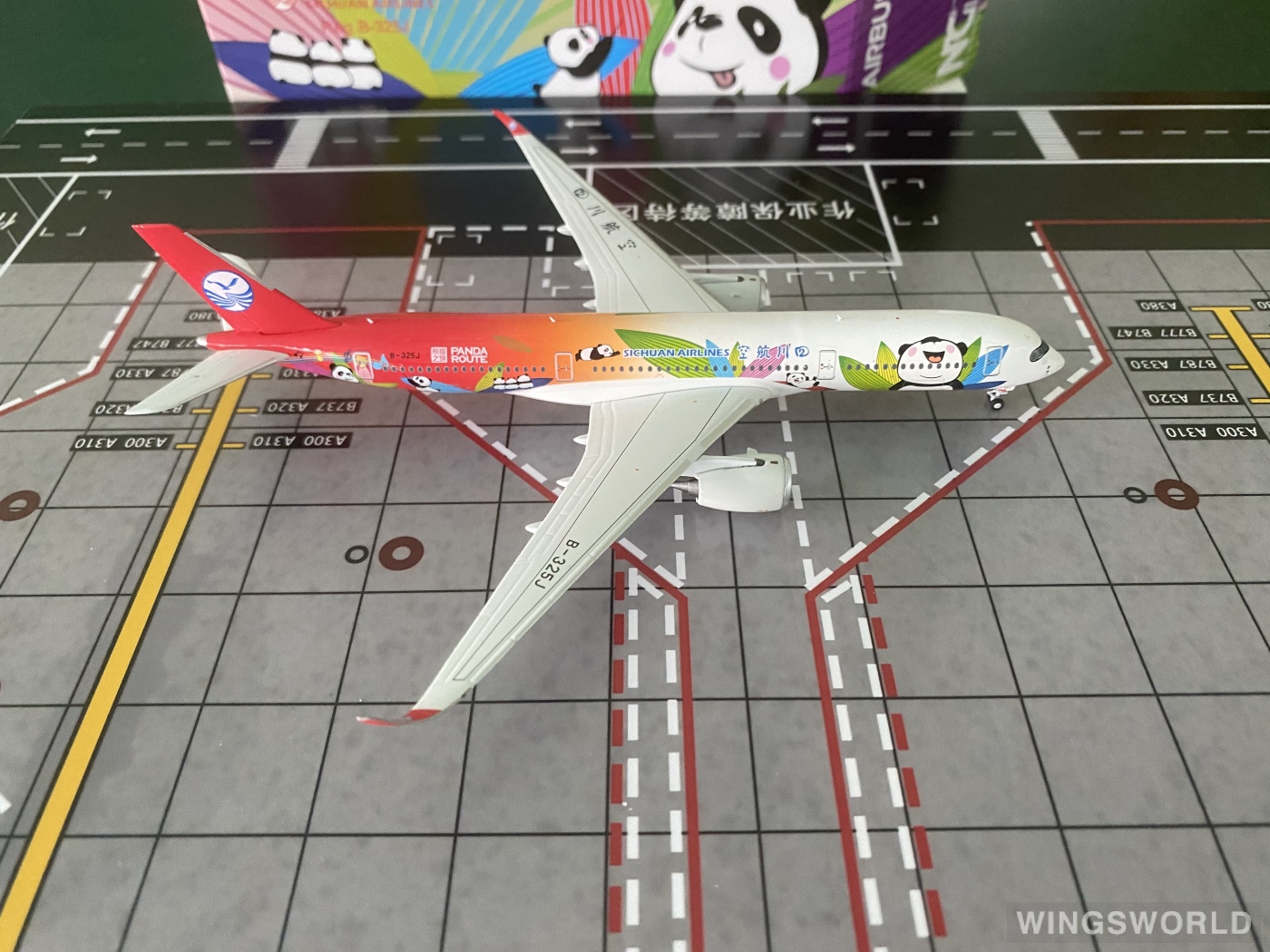 NGmodels 1:400 NG39029 Sichuan Airlines 四川航空 Airbus A350-900 B-325J