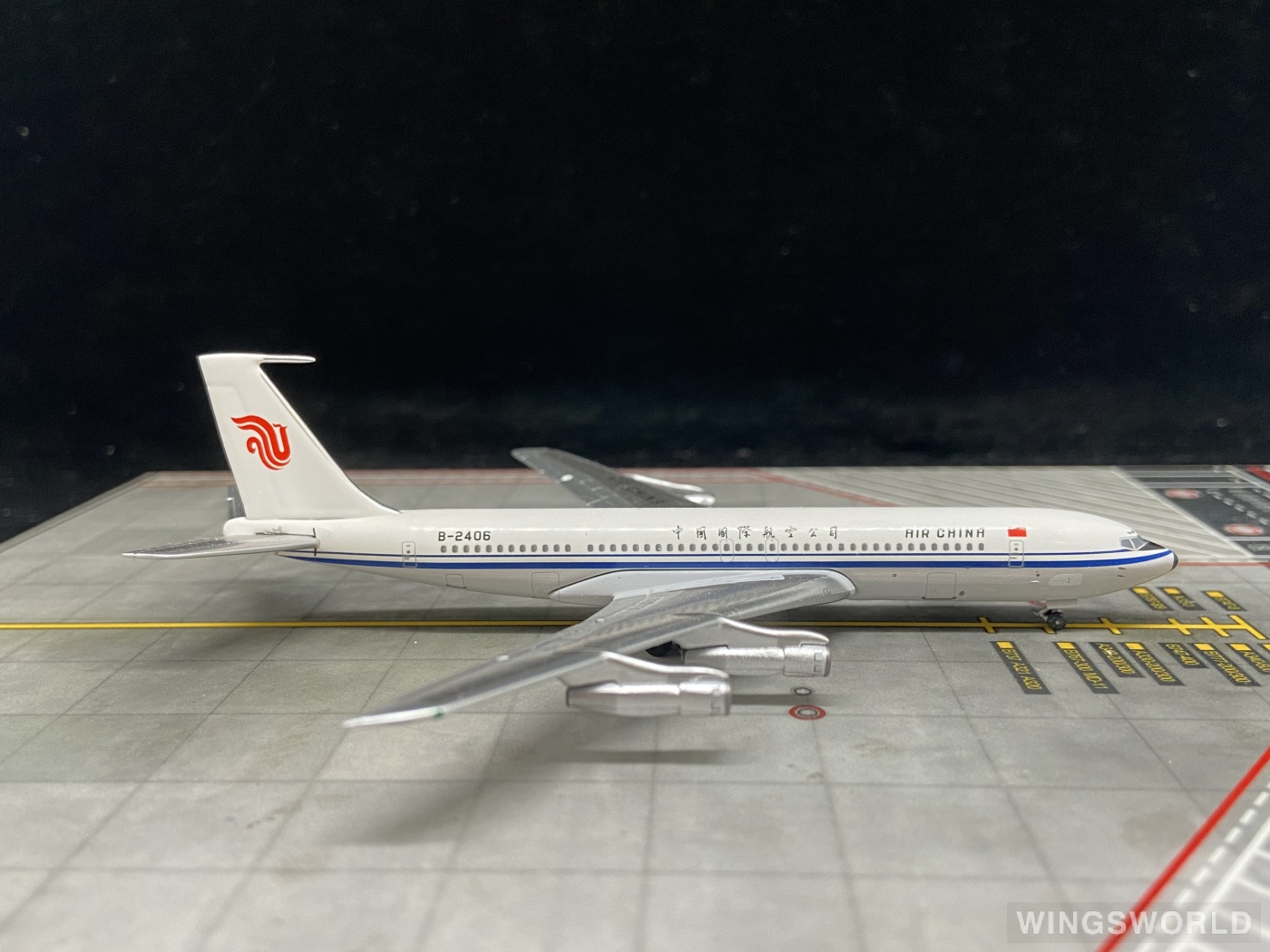 AeroClassics 1:400 ACB2406 Air China 中国国际航空 Boeing 707-300 B-2406