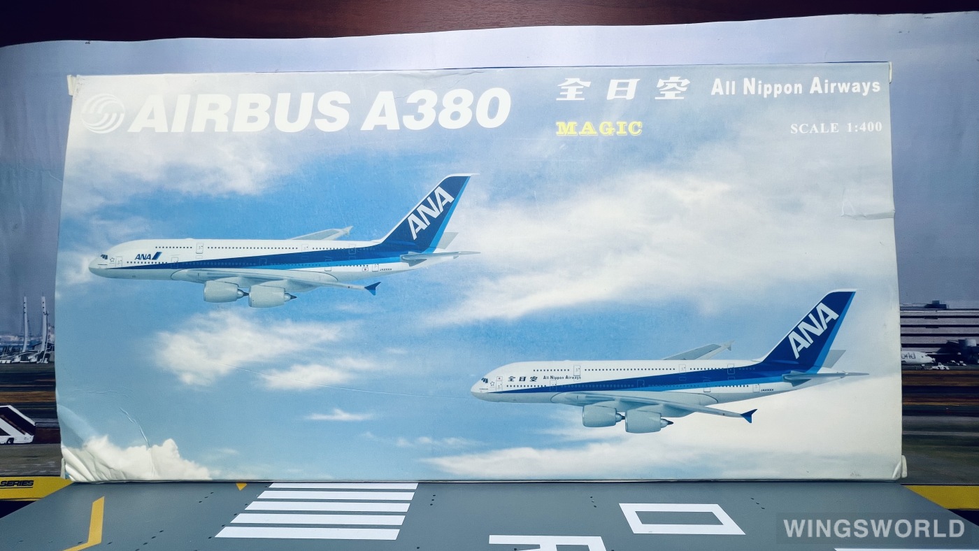 Magic 1:400 600126-1 ANA 全日空 Airbus A380-800 JAXXXX
