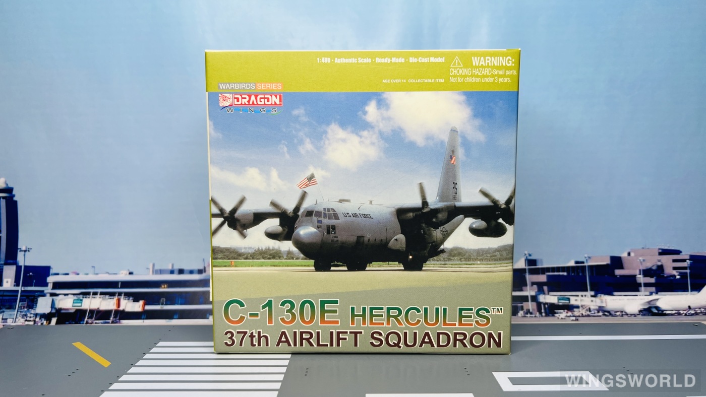 Dragon Models 1:400 55721 USAF 美国空军 Lockheed C-130 Hercules 63-7865