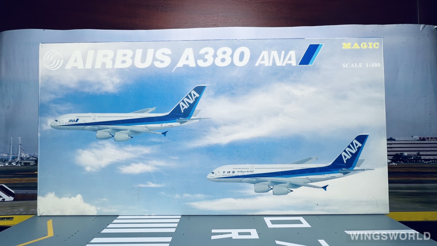 Magic 1:400 600126-1 ANA 全日空 Airbus A380-800 JAXXXX