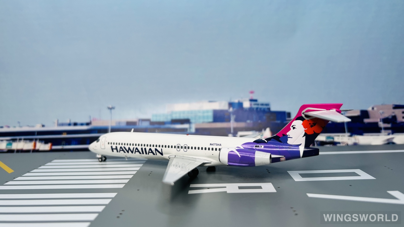 Geminijets 1:400 G2HAL537 Hawaiian Airlines 夏威夷航空 Boeing 717 N475HA