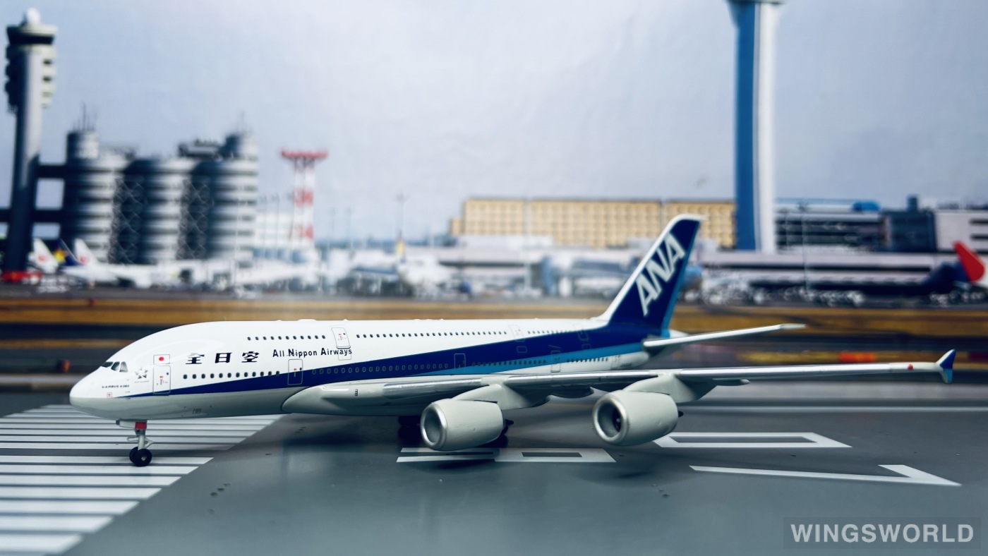 Magic 1:400 600126-2 ANA 全日空 Airbus A380-800 JAXXXX