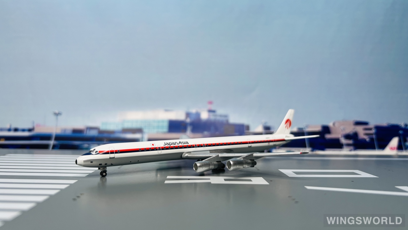 Big Bird 1:400 2004-001B Japan Asia Airways 日本亚细亚航空 Douglas DC-8 JA8045