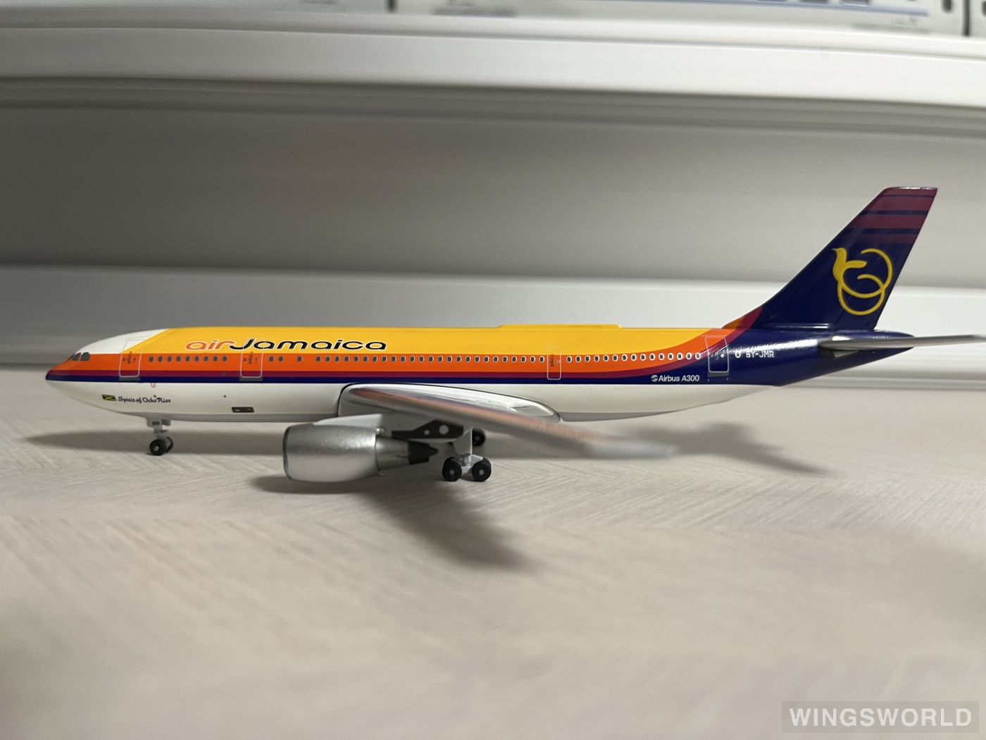 AeroClassics 1:400 AC6YJMR Air Jamaica 牙买加航空 Airbus A300B4/B2 6Y-JMR