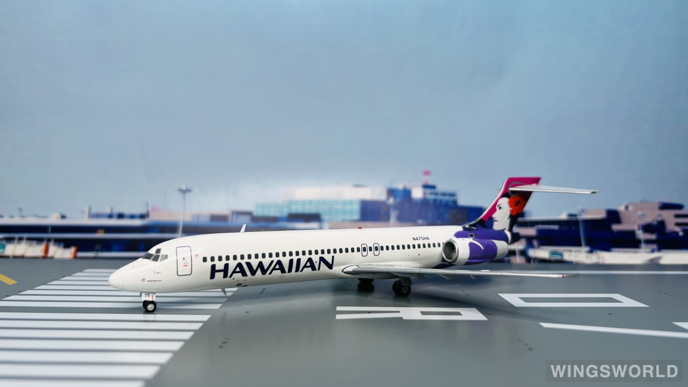 Geminijets 1:400 G2HAL537 Hawaiian Airlines 夏威夷航空 Boeing 717 N475HA
