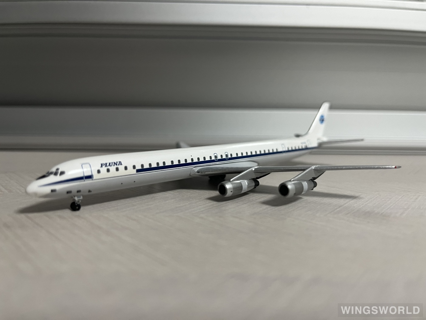 AeroClassics 1:400 AC5NHAS PLUNA 乌拉圭航空 Douglas DC-8 5N-HAS