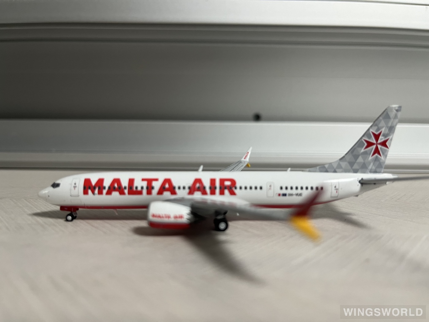 JC Wings 1:400 XX40010 Air Malta 马耳他航空 Boeing 737 MAX 8 9H-VUC