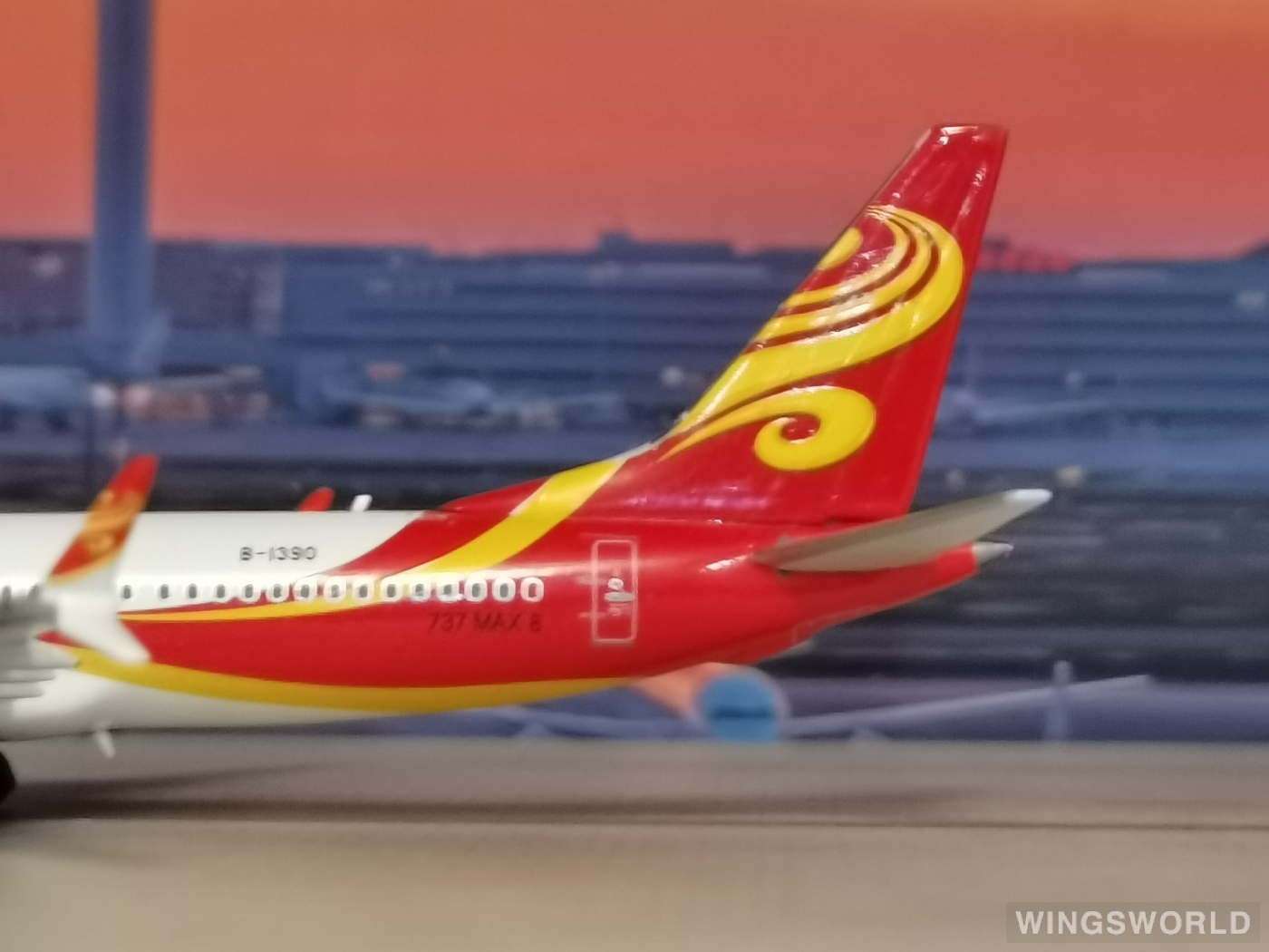 Pandamodel 1:400 PM-B-1390 Hainan Airlines 海南航空 Boeing 737 MAX 8 B-1390