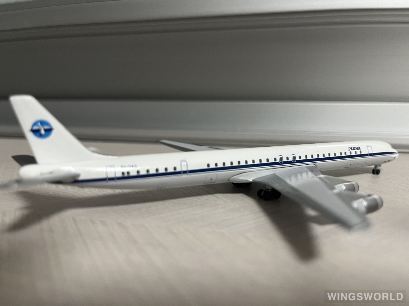 AeroClassics 1:400 AC5NHAS PLUNA 乌拉圭航空 Douglas DC-8 5N-HAS