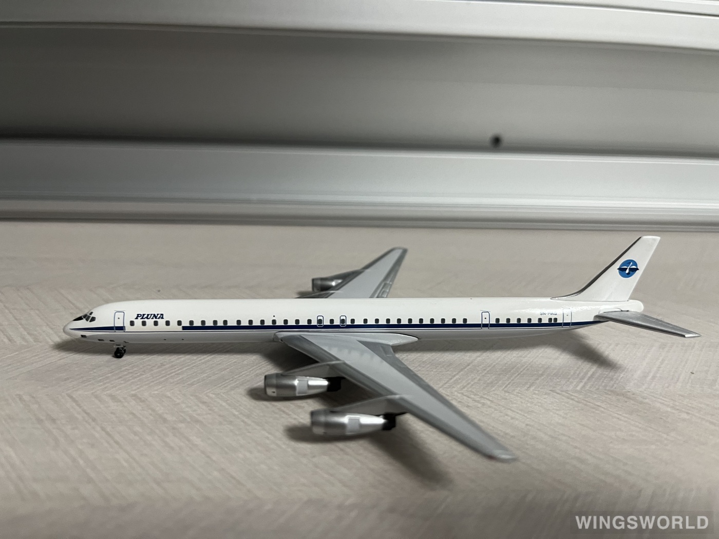 AeroClassics 1:400 AC5NHAS PLUNA 乌拉圭航空 Douglas DC-8 5N-HAS