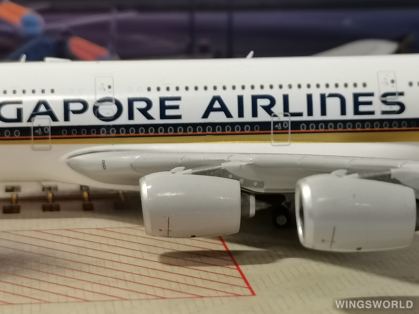 JC Wings 1:400 BBOX4005 Singapore Airlines 新加坡航空 Airbus A380-800 9V-SKA