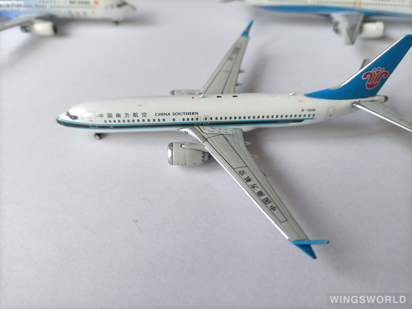 Phoenix 1:400 PH11436 China Southern 中国南方航空 Boeing 737 MAX 8 B-1206
