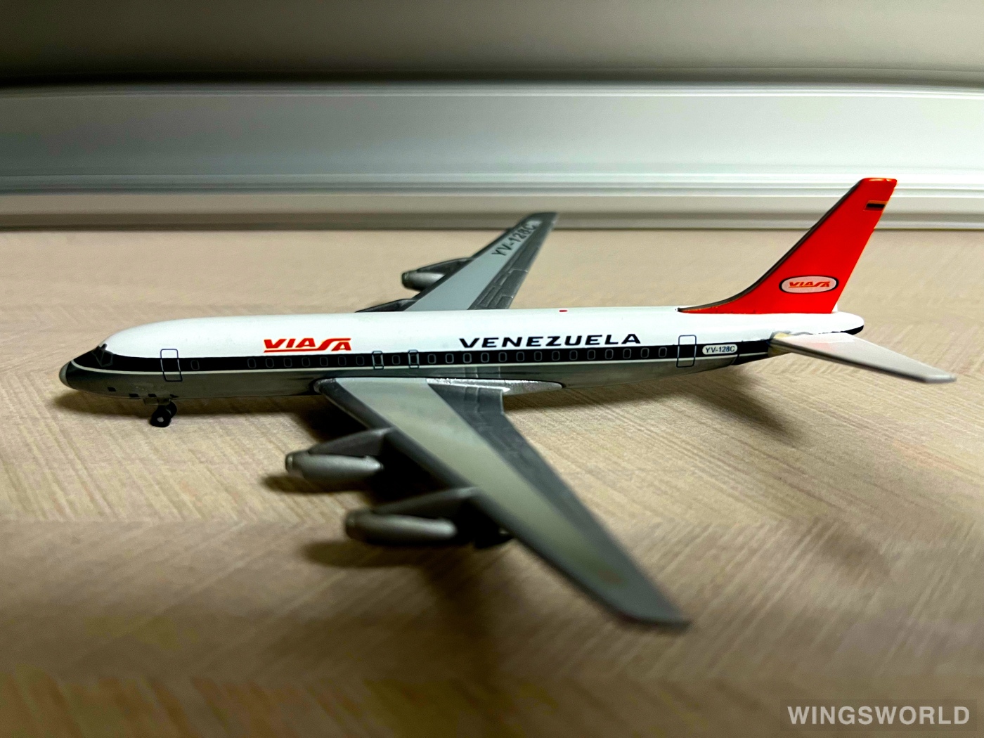Geminijets 1:400 GJVIA251 Viasa 委内瑞拉国际航空 Douglas DC-8 YV-128C