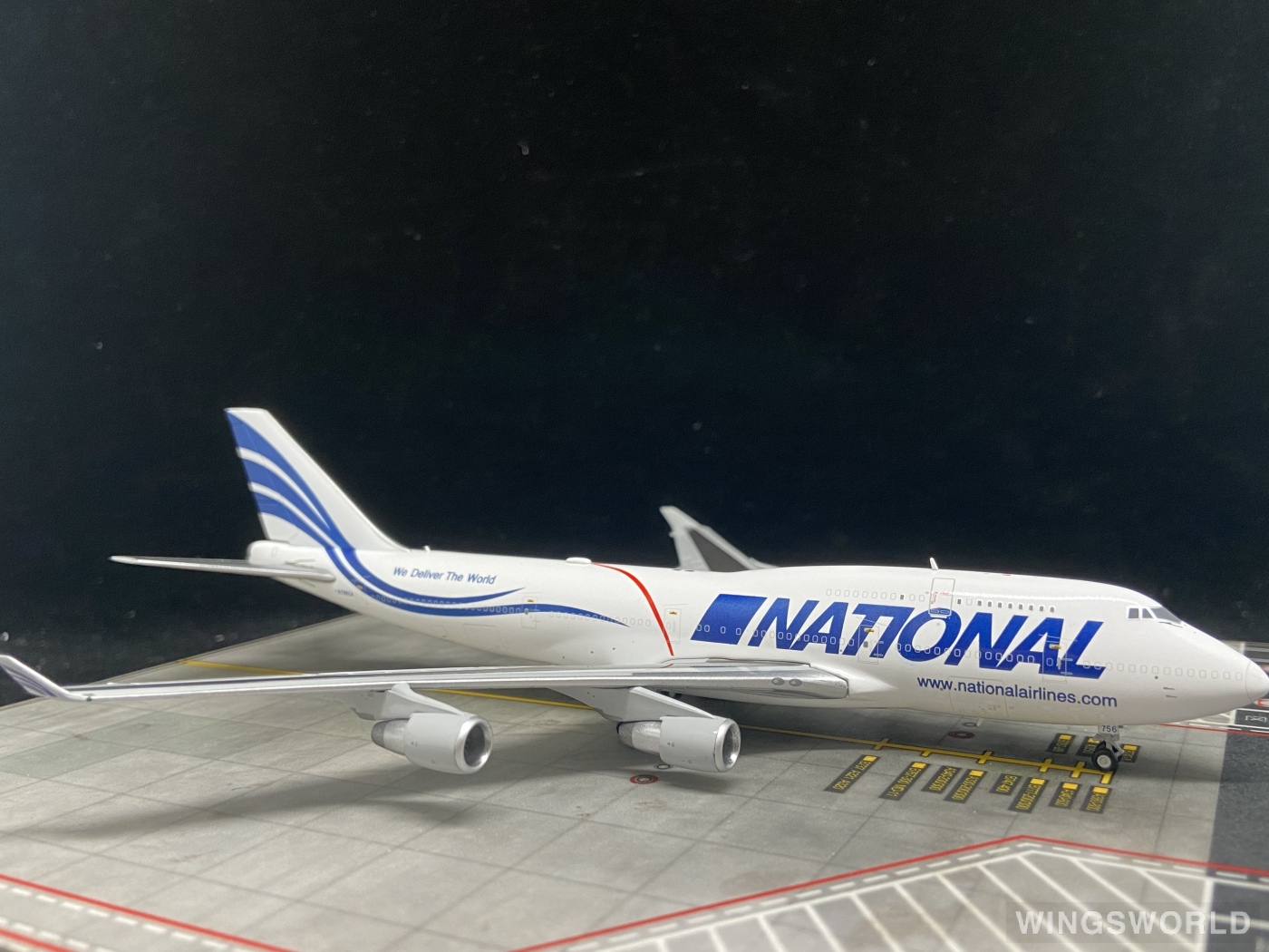 Avion Boeing 747-300 Dragon Wings 1/400 – South African Airways – Occasion (sans Support)