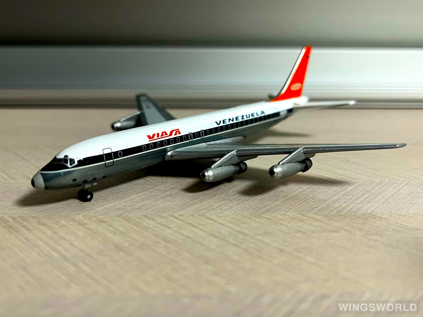 Geminijets 1:400 GJVIA251 Viasa 委内瑞拉国际航空 Douglas DC-8 YV-128C