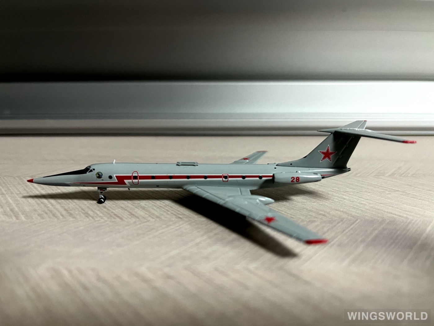 Pandamodel 1:400 202208 Russian Air Force 俄罗斯空军 Tupolev TU-134 28