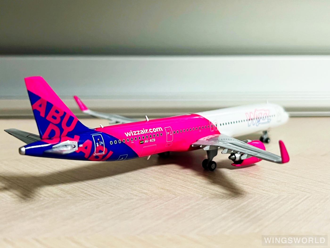 JC Wings 1:400 LH4193 Wizz Air 维兹航空 Airbus A321neo A6-WZB
