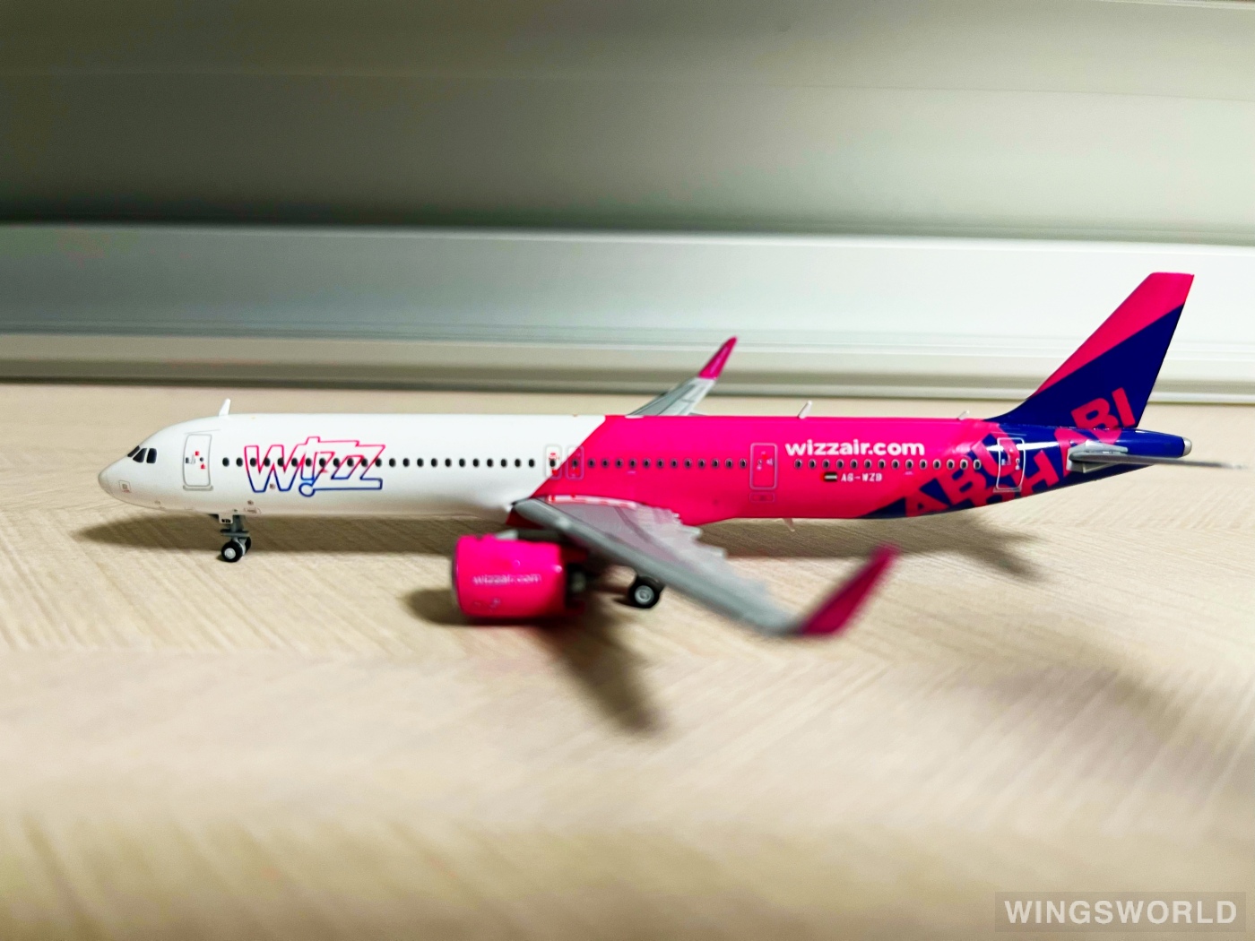 JC Wings 1:400 LH4193 Wizz Air 维兹航空 Airbus A321neo A6-WZB