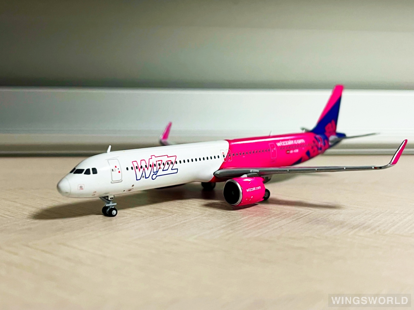 JC Wings 1:400 LH4193 Wizz Air 维兹航空 Airbus A321neo A6-WZB
