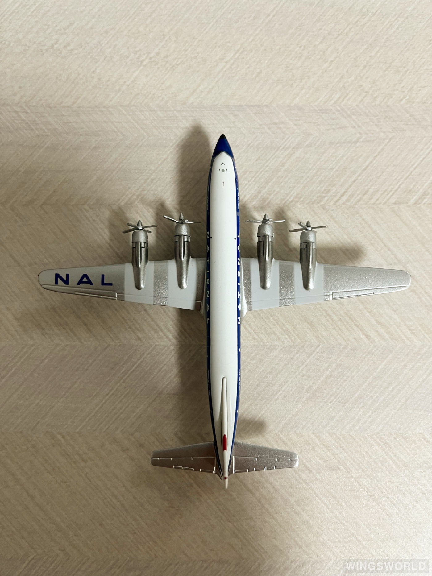 AeroClassics 1:400 ACN6201B National Airlines Douglas DC-7 N6201B