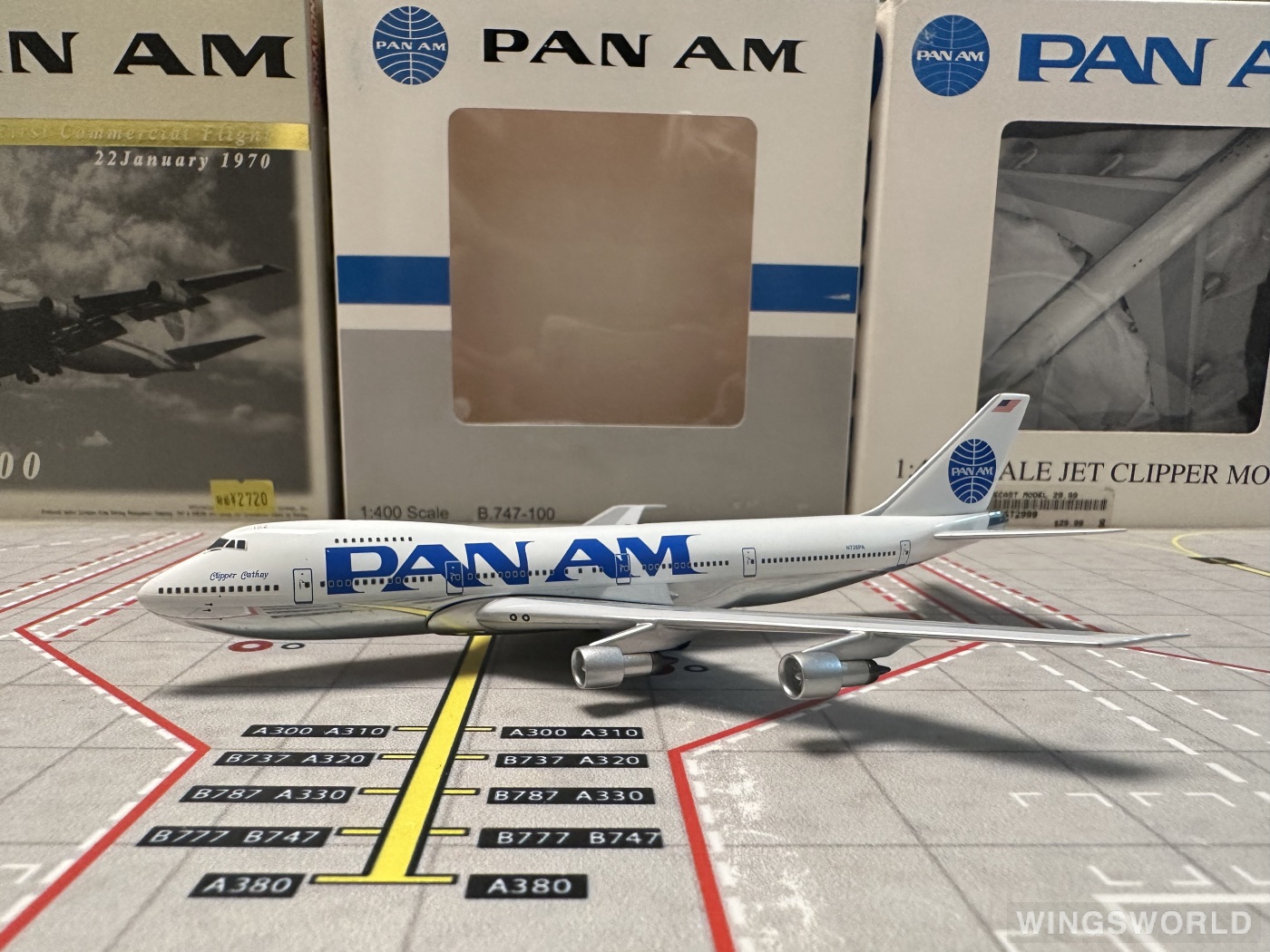 AeroClassics 1:400 PAAMC021 Pan Am 泛美航空 Boeing 747-200 N726PA