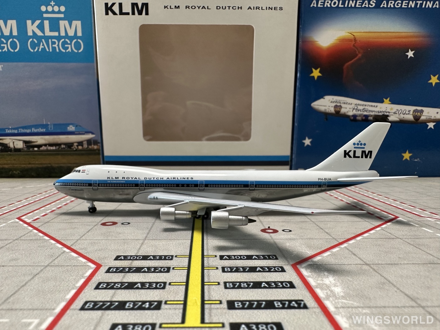 Big Bird 1:400 BB4-2005-XX KLM 荷兰皇家航空 Boeing 747-200 PH-BUA