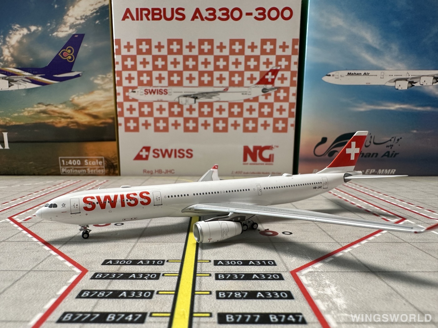 NGmodels 1:400 NG62001 Swissair 瑞士航空 Airbus A330-300 HB-JHC