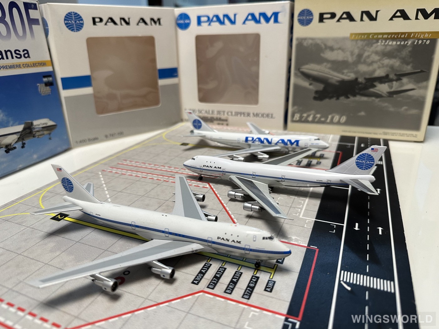 AeroClassics 1:400 PAAMC021 Pan Am 泛美航空 Boeing 747-200 N726PA