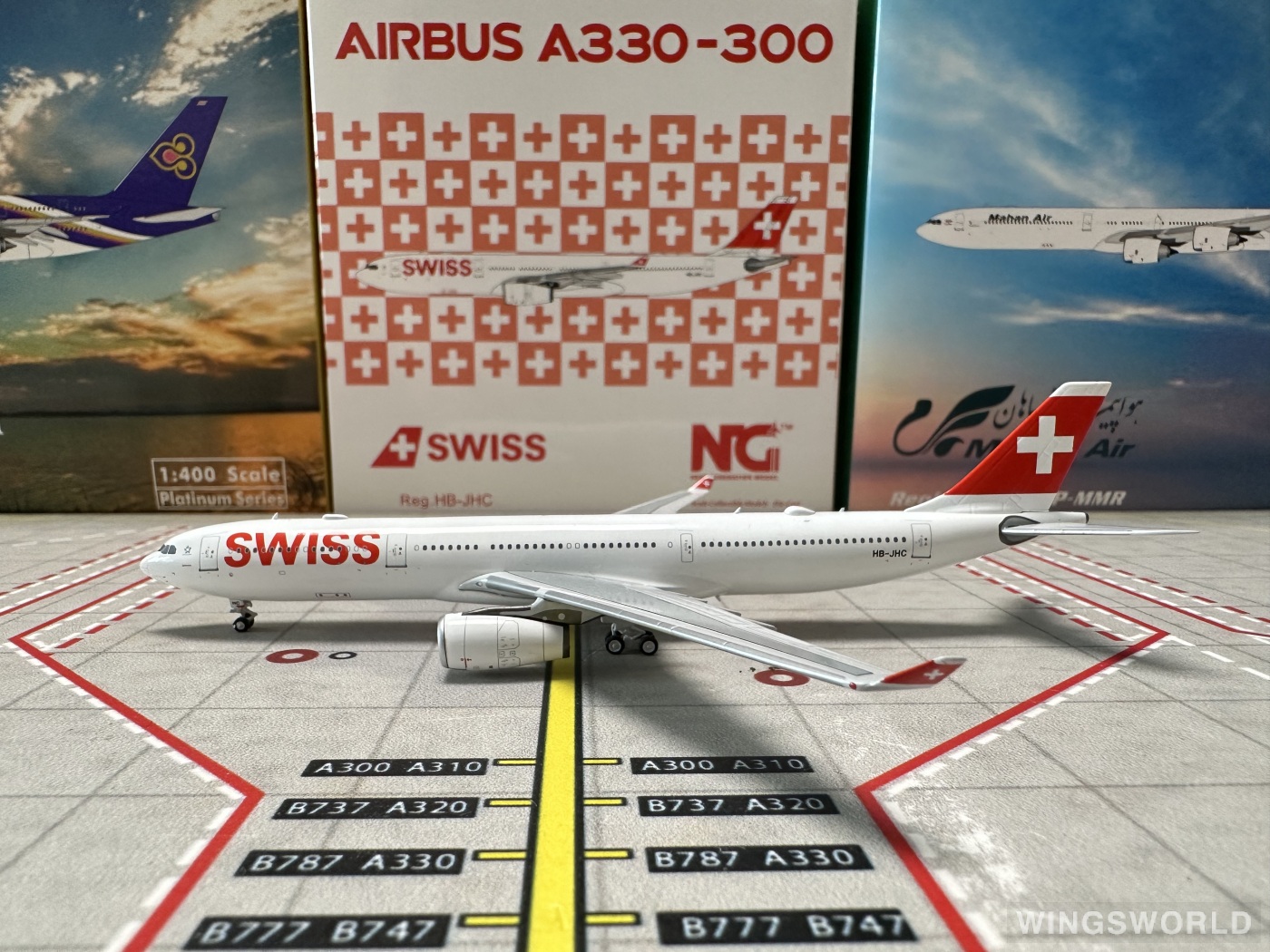 NGmodels 1:400 NG62001 Swissair 瑞士航空 Airbus A330-300 HB-JHC
