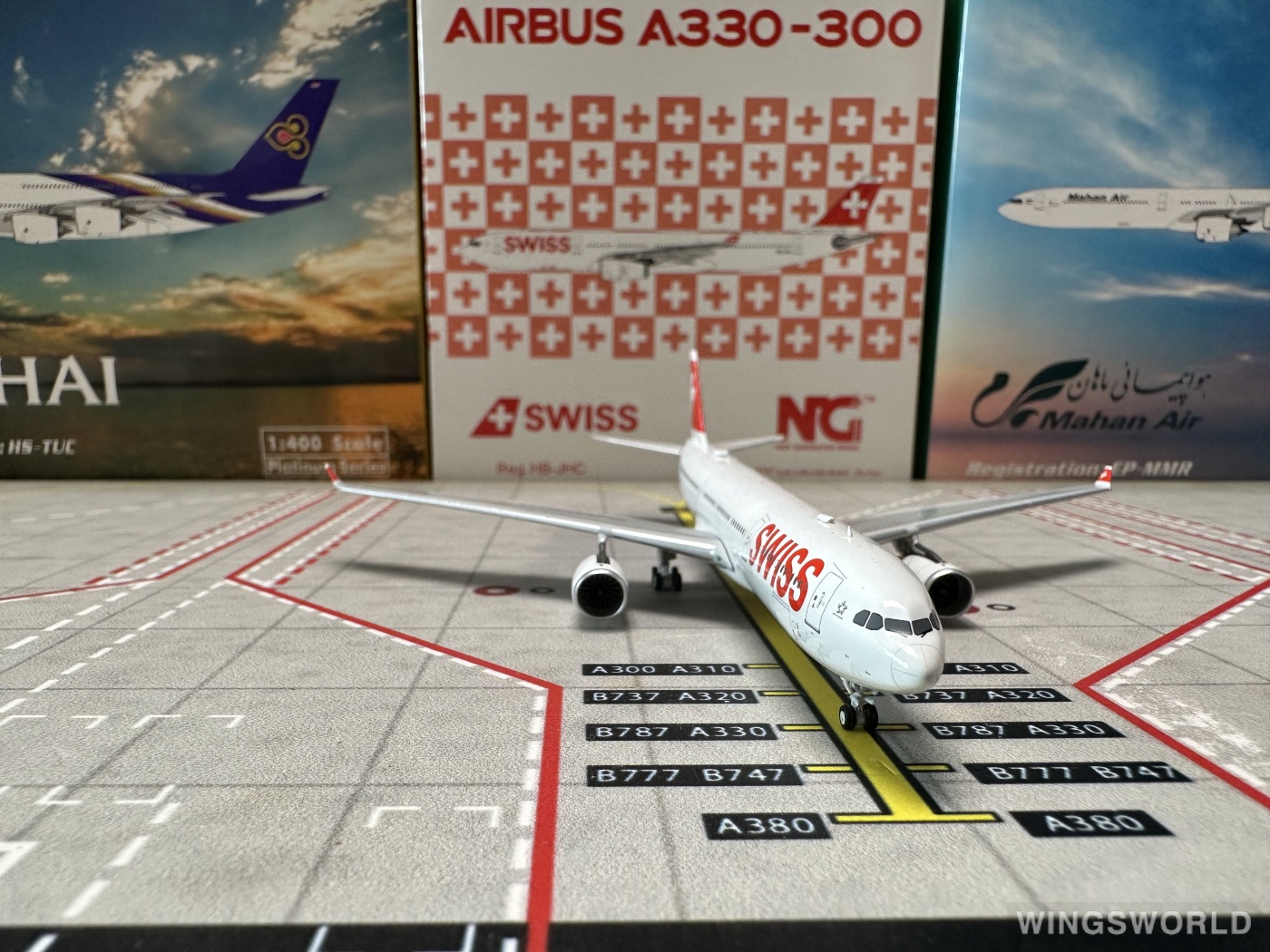 NGmodels 1:400 NG62001 Swissair 瑞士航空 Airbus A330-300 HB-JHC