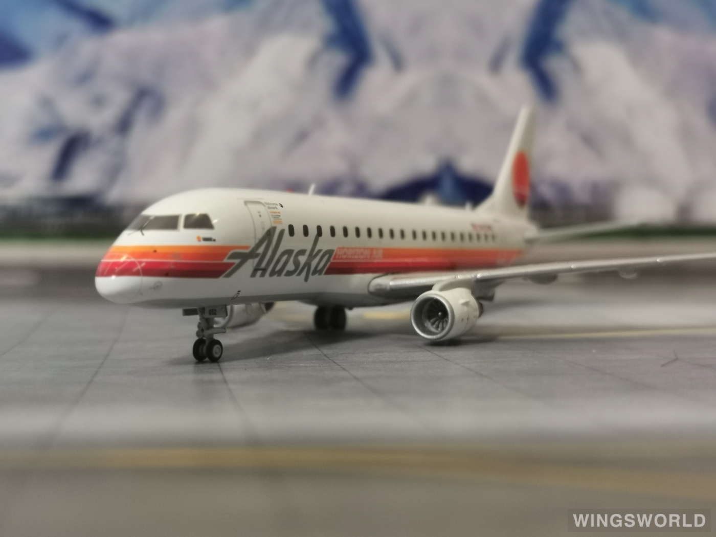 Geminijets 1:200 G2ASA1205 Alaska Airlines 阿拉斯加航空 Embraer ERJ-175 N652MK